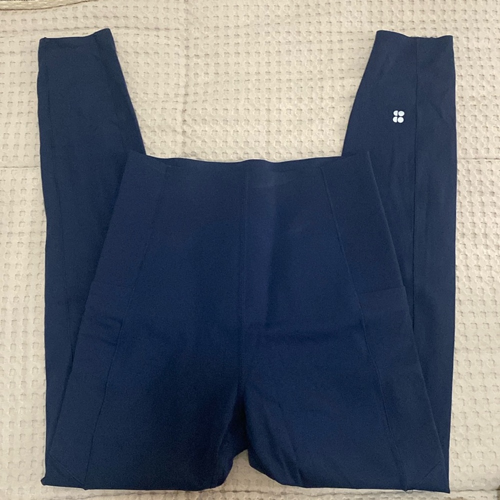 Sweaty Betty Power High Waist Navy Blue Workout Leggings size Small
